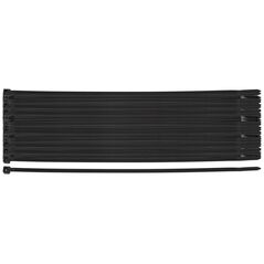 Neo Opaski zaciskowe EXTREME 4.8 x 300 mm, czarne, 100 szt.