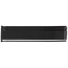 Neo Opaski zaciskowe EXTREME 9.0 × 550 mm, czarne, 50 szt.