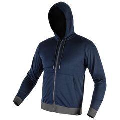 Neo Bluza rozpinana z kapturem COMFORT, granatowa, rozmiar XL