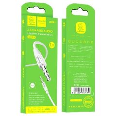 Kabel Vega KABEL STEREO DENMEN JACK DO JACK 3,5 CALA BIAŁY 1M DX01>