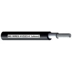 MG Przewód fotowoltaiczny // MG Wires // 1x4mm2, 0,6/1kV czarny H1Z2Z2-K-4mm2 BK, szpula 500m