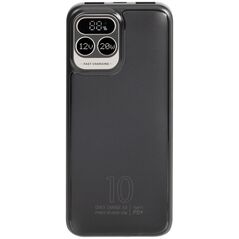 RivaCase POWERBANK 10.000 MAH USB-C 20W LCD, 1X WE/WY USB-C PD 20W, 2X USB-A QC 3.0 18W, CZARNY
