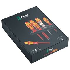 Wera Zestaw wkrętaków izolowanych Wera Kraftform Plus 100 6 szt. + próbnik napięcia (05006147001)
