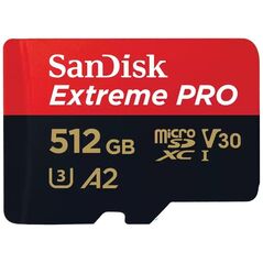 Karta SanDisk Extreme PRO MicroSDXC 512 GB Class 10 UHS-I/U3 A2 V30 (SDSQXCD-512G-GN6MA)