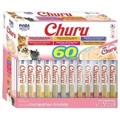 Inaba Foods INABA CAT CHURU VARIETIES tuńczyk - przysmak dla kota 60 x 14 g
