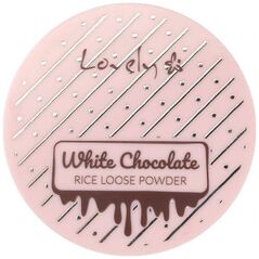 Lovely White Chocolate Loose Powder utrwalający puder ryżowy do twarzy dla każdego typu cery 8g