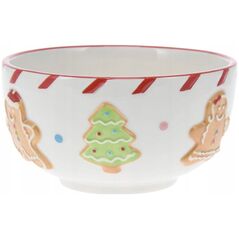 Home Styling Collection Świąteczna miseczka, 12 cm, GINGERBREAD