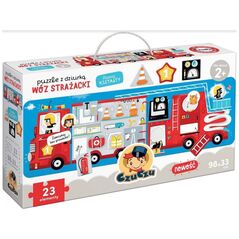 Czuczu Puzzle z dziurką Wóz strażacki