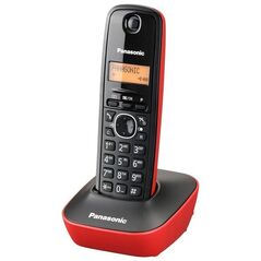 Ασύρματο Τηλέφωνο Panasonic KX-TG1611GRR Black-Red (KX-TG1611GRR) (PANKXTG1611GRR) έως 12 άτοκες Δόσεις