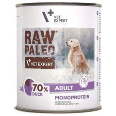 VetExpert VetExpert Raw Paleo Kaczka Adult Can 800g