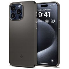 Spigen Spigen Thin Fit Mag Magsafe iPhone 16 Pro Max gunmetal