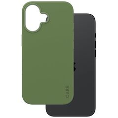 PanzerGlass CARE by PanzerGlass Fashion Case iPhone 16 6.1" zielony/green MagSafe 1385
