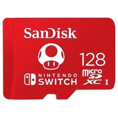 Karta SanDisk Nintendo Switch MicroSDXC 128 GB Class 10 UHS-I/U3 A1 V30 (SDSQXAO-128G-GNCZN)