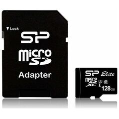 Karta Silicon Power Elite MicroSDXC 128 GB Class 10 UHS-I/U1  (SP128GBSTXBU1V10SP)