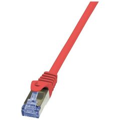LogiLink Patchcord, Cat.6A, S/FTP, PIMF, 7.5m, czerwony (CQ3084S)