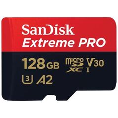 Karta SanDisk Extreme PRO MicroSDXC 128 GB Class 10 UHS-I/U3 A2 V30 (SDSQXCD-128G-GN6MA)