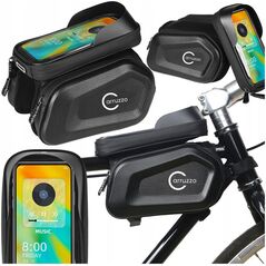 Carruzzo L34M SAKWA ROWEROWA PODWÓJNA NA TELEFON   NA RAMĘ