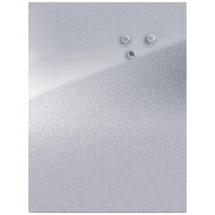 Zeller Tablica magnetyczna na notatki INOX + 3 magnesy, 60x80 cm, ZELLER