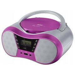 Radioodtwarzacz Eltra Radioodtwarzacz Eltra Lila2 CD/USB/BT różowy