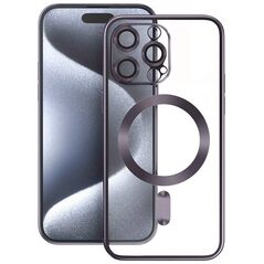 Vmax Electroplating Mag TPU case for iPhone 16 Plus 6,7&quot; purple 6976757304279