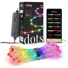 Taśma LED Twinkly Twinkly Dots 60 LED RGB transparent wire