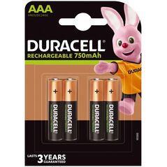 Duracell Akumulator AAA / R03 750mAh 4 szt.