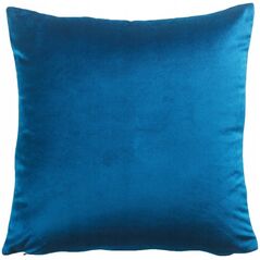 Douceur d`Interieur Poszewka na poduszkę VELVET  40 x 40 cm, ciemnoniebieska