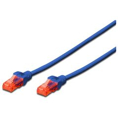 Digitus Kabel krosowy patchcord U/UTP kat. 6 niebeski 3m (DK-1612-030/B)