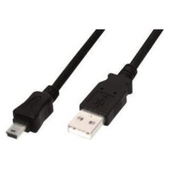 Kabel USB Digitus USB-A - 1 m Czarny (AK300108010S)