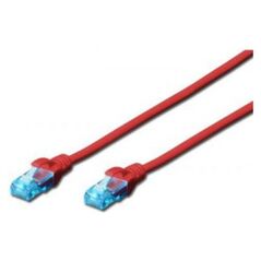 Digitus Patch cord U/UTP kat.5e PVC 1m czerwony (DK-1512-010/R)