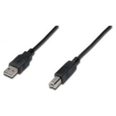 Kabel USB Digitus USB-A - micro-B 1 m Czarny (AK-300102-010-S)