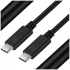 Kabel USB Art USB-C - USB-C 2 m Czarny (KABUSBC OEM-C6-2)