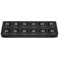 Patisse kształt madeleine 40 cm stal czarna