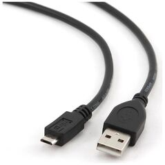 Adapter USB Gembird Czarny  (CCP-mUSB2-AMBM-0.1M)