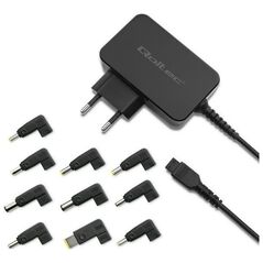 Zasilacz do laptopa Qoltec Uniwersalny zasilacz sieciowy 65W | 10 wtyczek