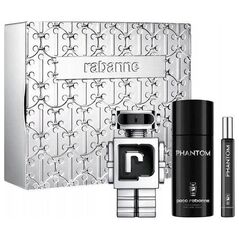 Paco Rabanne Paco Rabanne Phantom Eau de Toilette 100ml. + Eau de Parfum 10ml. + Deodorant Spray 150ml. ZESTAW