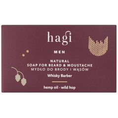 Hagi Hagi Naturalne mydło do brody i wąsów Whisky Barber 100g
