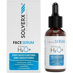 Solverx SOLVERX Deep H2O+ Serum do twarzy głęboko nawilżające - skóra sucha i odwodniona 30 ml