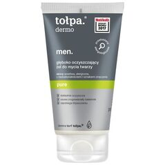 Tołpa Dermo Men. Pure, głęboko oczyszczający żel do mycia twarzy 150ml