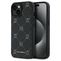 Original Case IPHONE 15 PLUS Karl Lagerfeld Karl Head MagSafe (KLHMP15MPGKHPHK) black 3666339252656