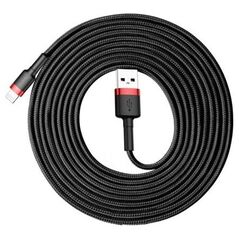 Kabel USB Baseus USB-A - Lightning 3 m Czarno-czerwony (CALKLF-R91)
