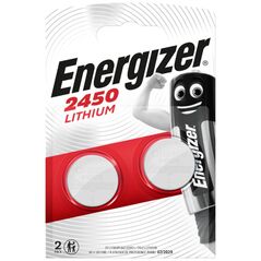 Energizer Μπαταρίες Λιθίου Ρολογιών CR2450 3V 2τμχ (10525551) (ENE10525551) έως 12 άτοκες Δόσεις