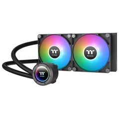 Chłodzenie wodne Thermaltake Thermaltake TT TH240 ARGB Procesor Chłodnica cieczy all-in-one 12 cm Czarny 1 szt.