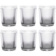 Γυαλί Vivalto με κρυστάλλινο σχέδιο, 300 ml, 6 τεμάχια 13443334 8430852895905