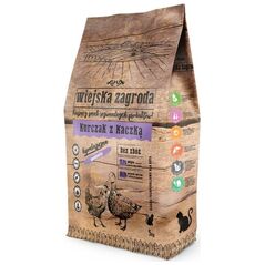 Wiejska Zagroda Kurczak z kaczką karma sucha dla kota Wiejska Zagroda 5kg