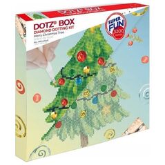 DIAMOND DOTZ DIAMOND DOTZ DOTZ BOX MERRY CHRISTMAS TREE
