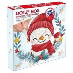 DIAMOND DOTZ DIAMOND DOTZ DOTZ BOX CHRISTMAS TRIO SNOWMAN