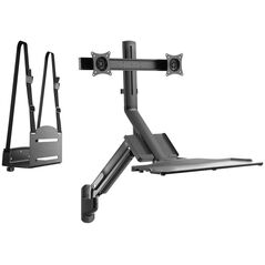 Maclean Uchwyt ścienny na dwa monitory 17'' -  29'' MC-633