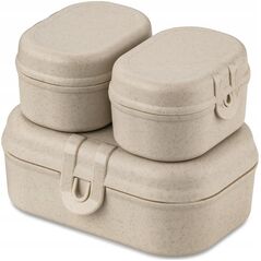 Koziol Lunchbox PASCAL READY MINI, σετ 3 δοχείων, KOZIOL 13429952 4002942563410
