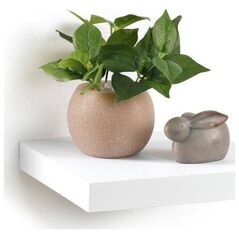 Επιτοίχιο ράφι Homea από MDF μήκους 25 cm 13430082 3526780884199